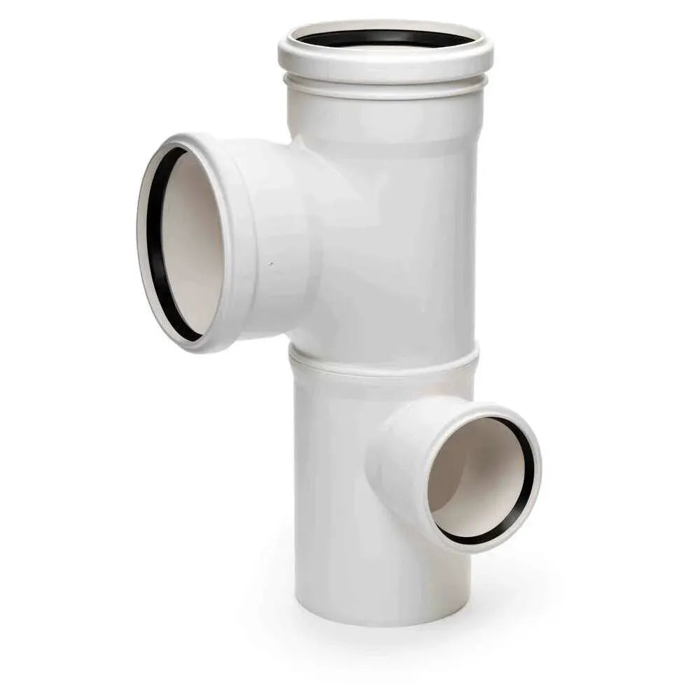 REHAU RAUPIANO PLUS Stufenabzweig rechts DN 110/90/75, 87 Grad, 11026791002