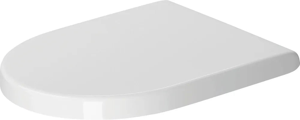 Duravit WC-Sitz Starck 3 mit SoftClose Scharniere edelstahl, weiß, 0063890000
