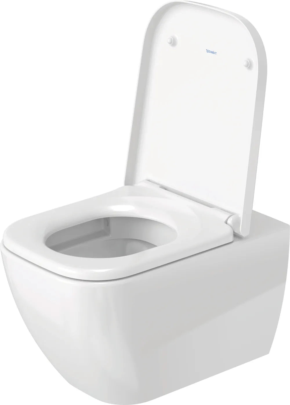 Duravit Wand-WC Happy D.2 540 mm Tiefspüler, rimless, Durafix, weiß, 2222090000