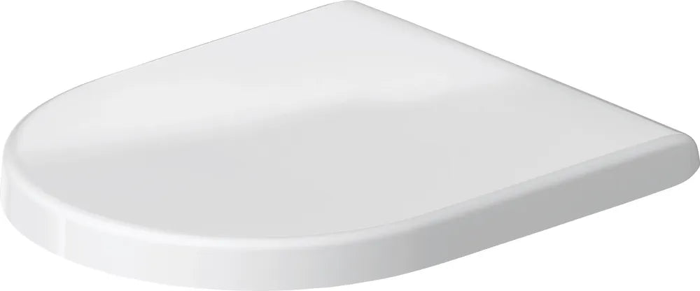 Duravit WC-Sitz ohne SoftClose Scharniere edelstahl, weiß, 0069810000
