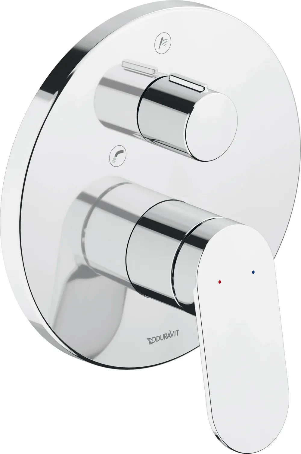 Duravit Wave Einhebel-Wannenmischer UP Keramikmischsyst.,Umstellvent.,Chrom HG, WA5210012010