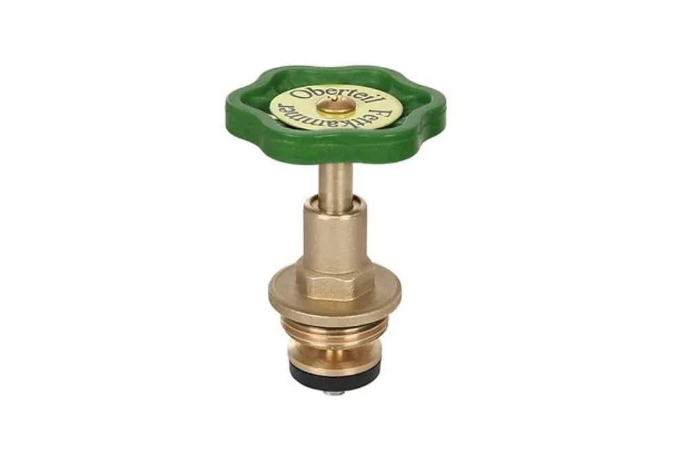 JS Fettkammer-Oberteil, Durchgang-/Schrägsitzventil, mit steigender Spindel, DN10, 3/8'', aus Messing, mit EPDM Dichtung, 0018011000001
