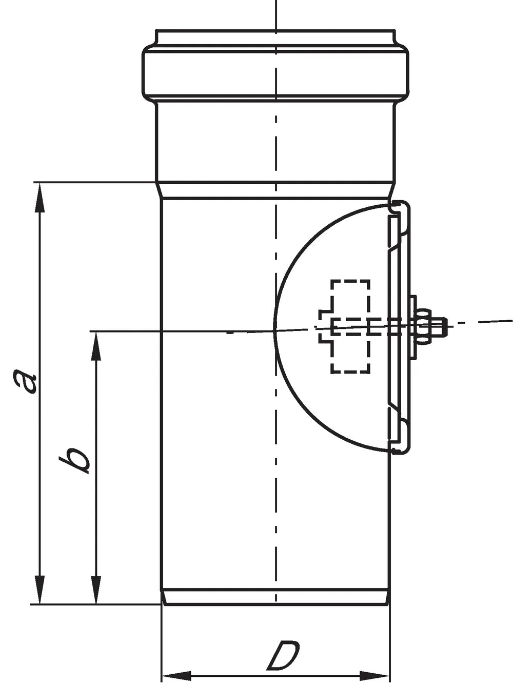 ACO Reinigungsrohr PIPE d160 (98967) 1.4404, 0174.03.89