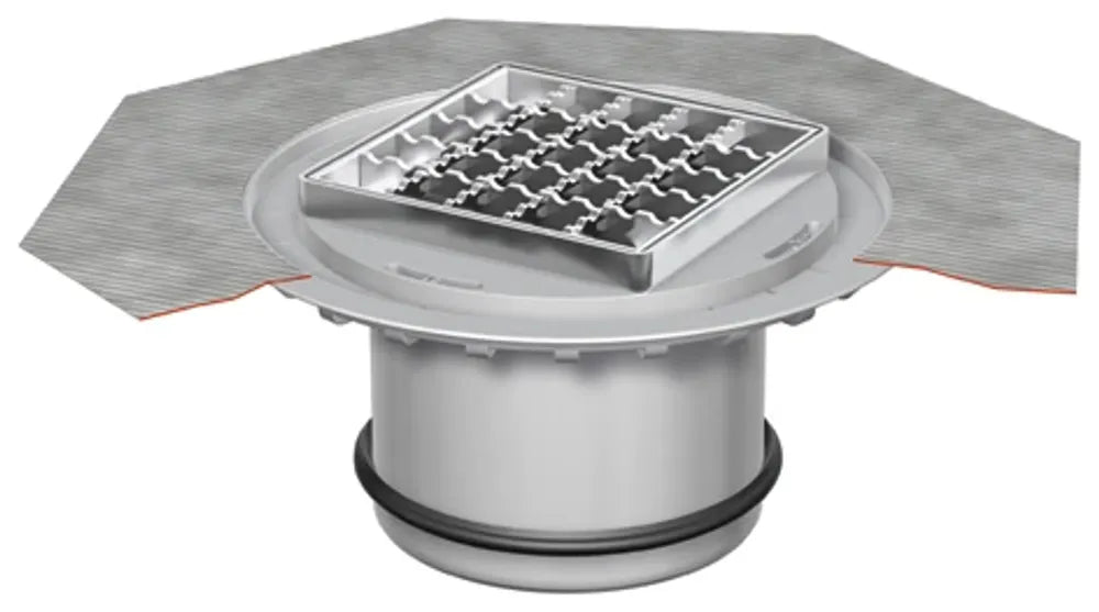 ACO Aufsatzstück AV-Selecta PP 196x196 L15/ rutschh./mit Rost/ verl. Ausführung, 5084.97.01