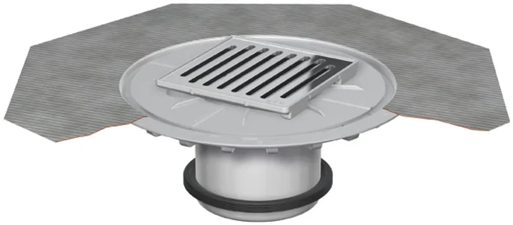 ACO Aufsatzstück AV-Selecta 148x148 K3/ Kst./ rutschh./Rost V2A verriegelbar, 5141.91.33