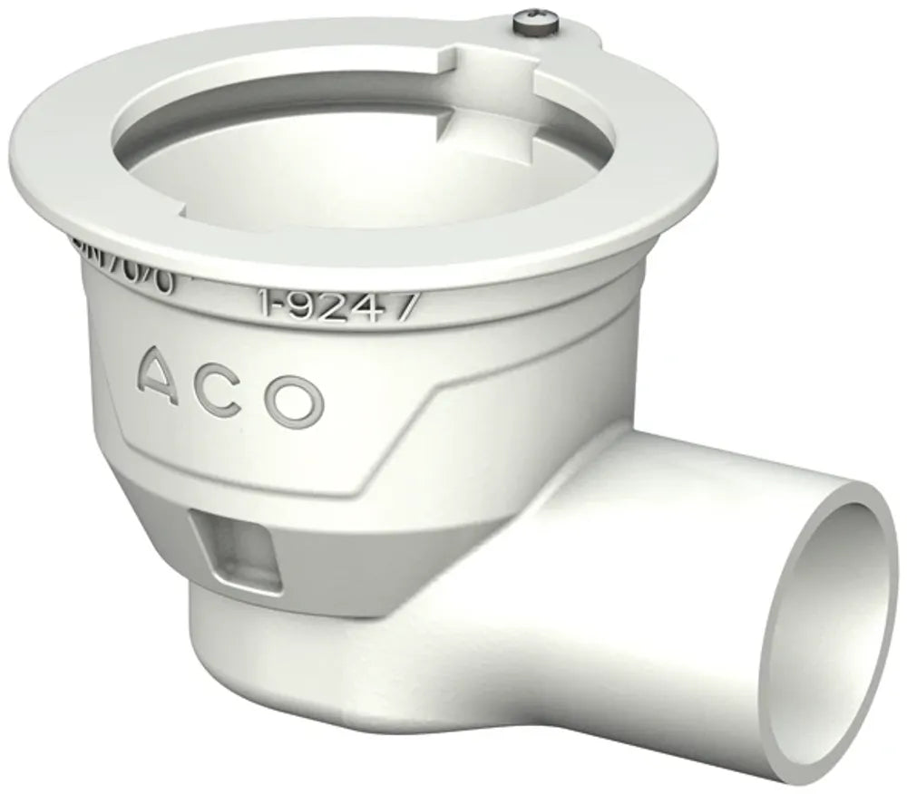 ACO Bodenablauf Passavant DN70 1,5 Grad/1,6l/s/Halter./ohne WS/epoxiert, 5169.70.20