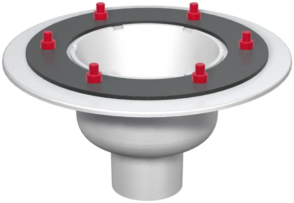 ACO Bodenablauf Wal-Selecta DN100 90 Grad/2,0l/s/Pressfl./ohne WS/epoxiert, 5187.70.00