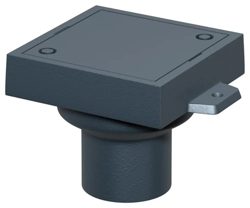 ACO Reinigungsverschl. Finor S DN100/ 90 Grad/ L15/ Guss/Anstrich, 5288.10.00