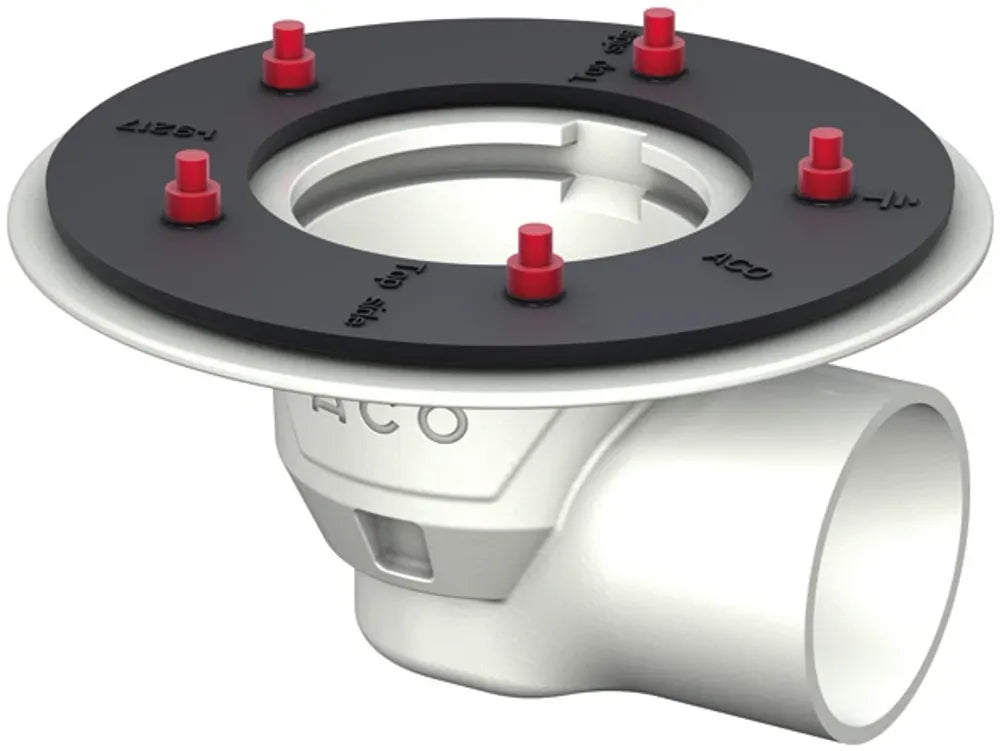 ACO Bodenablauf Passavant DN100/1,5 Grad/1,6l/s/Pressfl./epoxiert, 5571.90.20