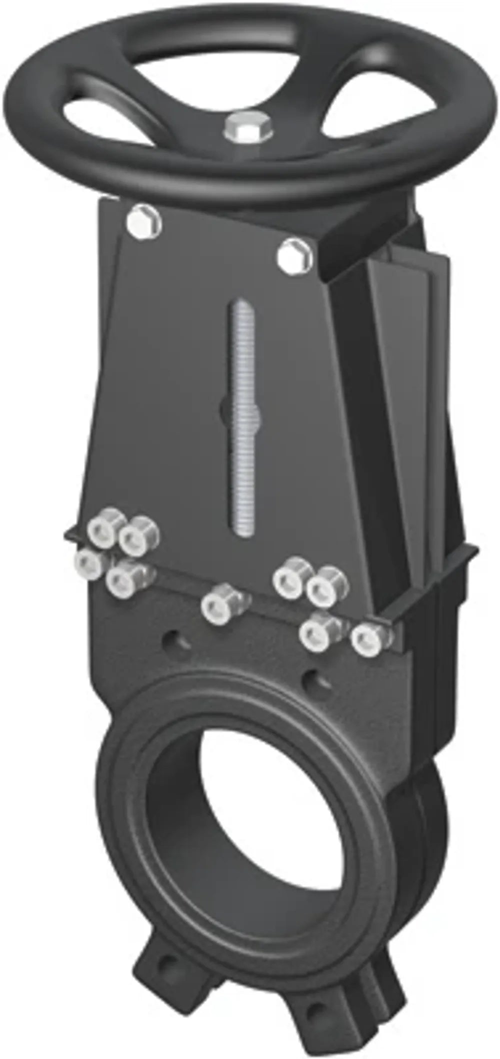 ACO Absperrschieber DN 150 mHandrad aus Gusseisen/Edelstahl, 7604.00.12