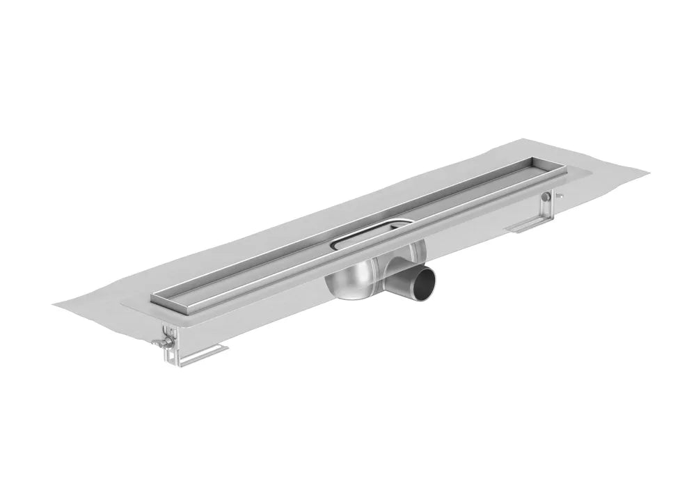 ACO ShowerDrain C Duschrinne DN50/985x64/0,91l/s Flhori/WS50/VA mit grauer Dichtmanschette, 9010.85.23