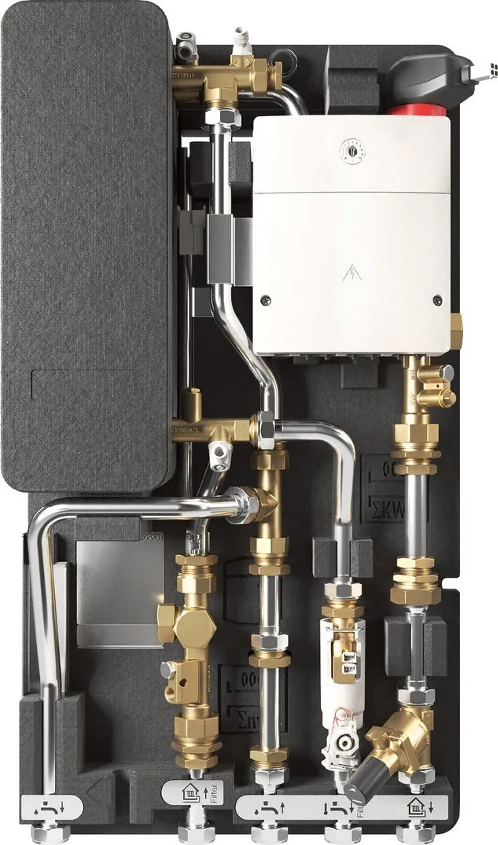 BOSCH Trinkwassermodul F7002 45 S FWM, 45kW, 666x365x145,elektronisch geregelt, 7735600747