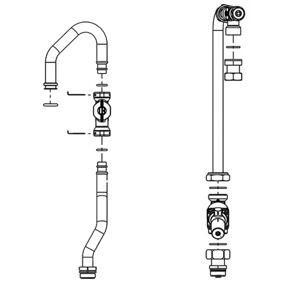 WOLF Umrüstset primär unten für CAT-2 Convert, 8617318