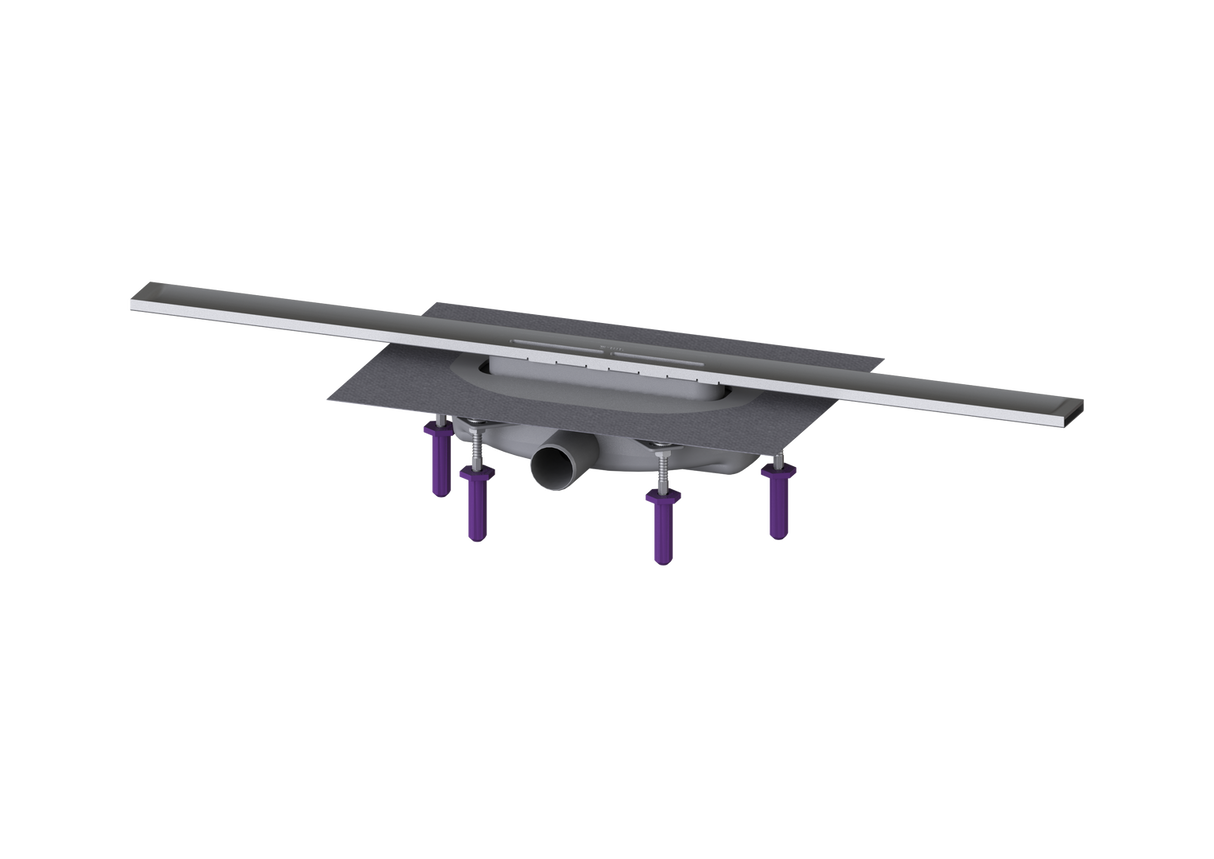 KESSEL-Duschrinne Linearis Infinity 60 - L: 800 mm, DN 40, Edst. geb., Megastop, 45300.08