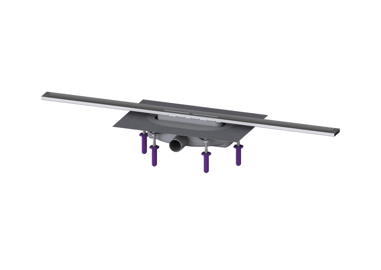 KESSEL-Duschrinne Linearis Infinity 60 - L: 900 mm, DN 40, Edst. geb., Megastop, 45300.09