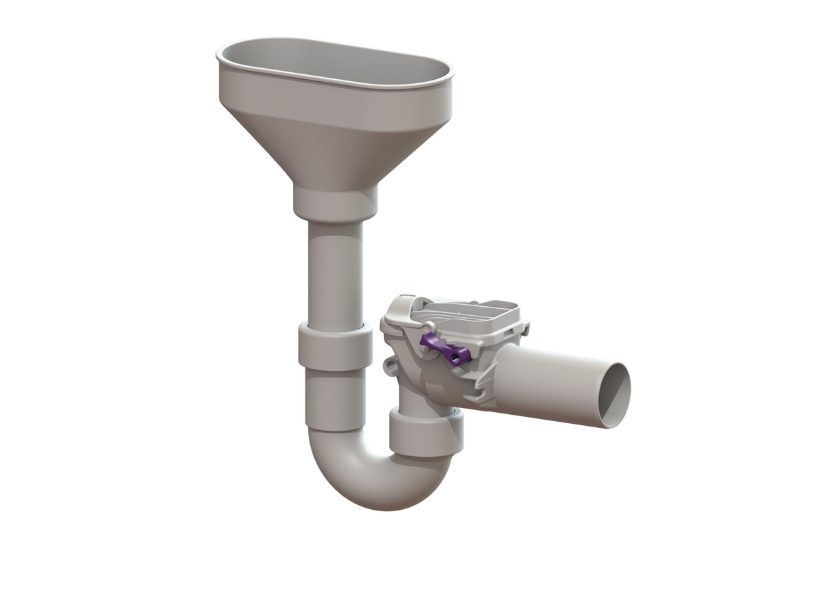 KESSEL-Rückstauverschluss Staufix - Siphon, DN 50, Einlauftrichter, Typ 5, 73053