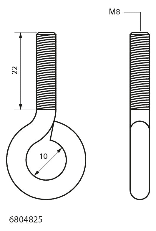 Walraven Ringschraube ev M8x25 | 6804825