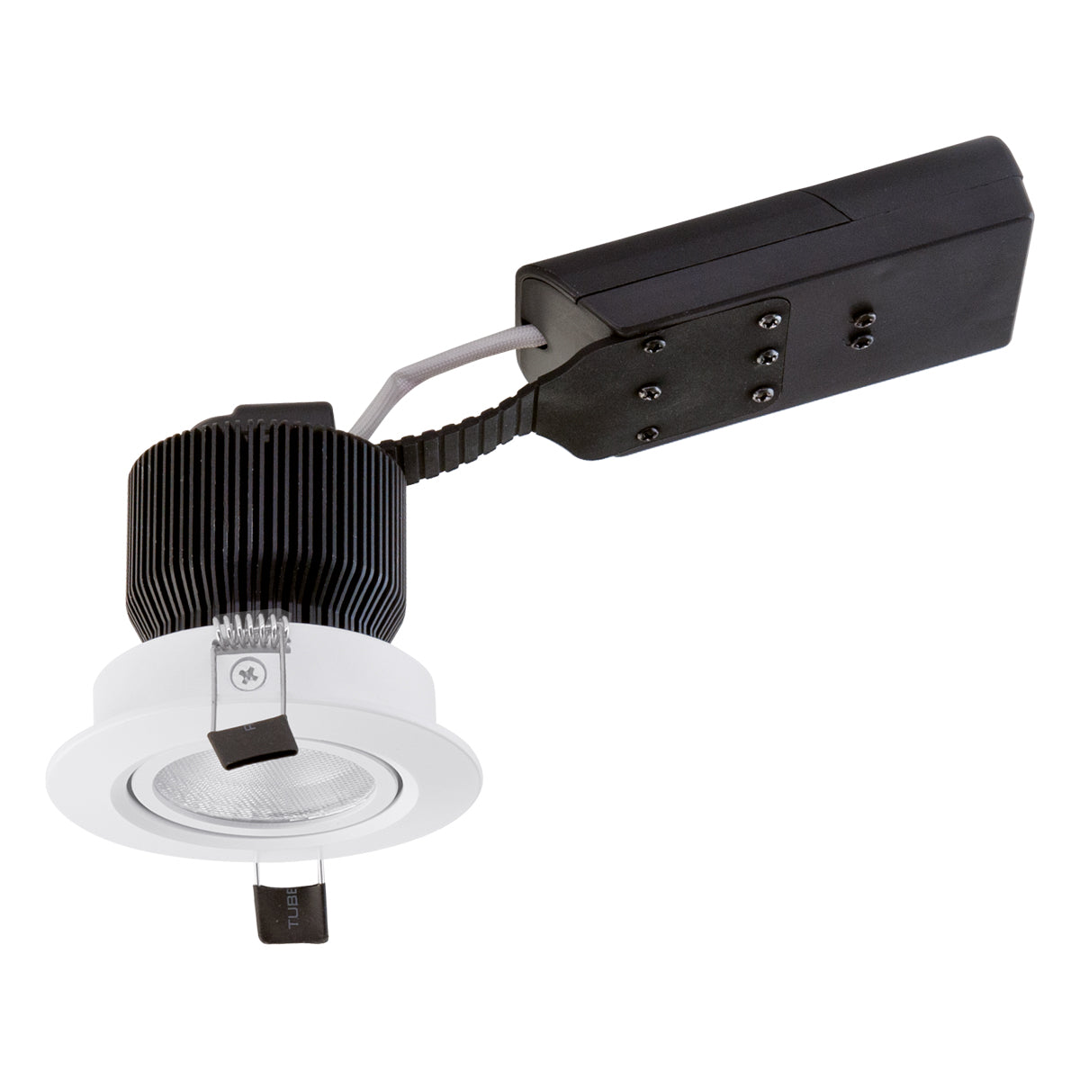 EVN LED-Einbaustrahler 10W Konv 1LED ws PC100102 3000K ws 620lm ws mt Alu IP20
