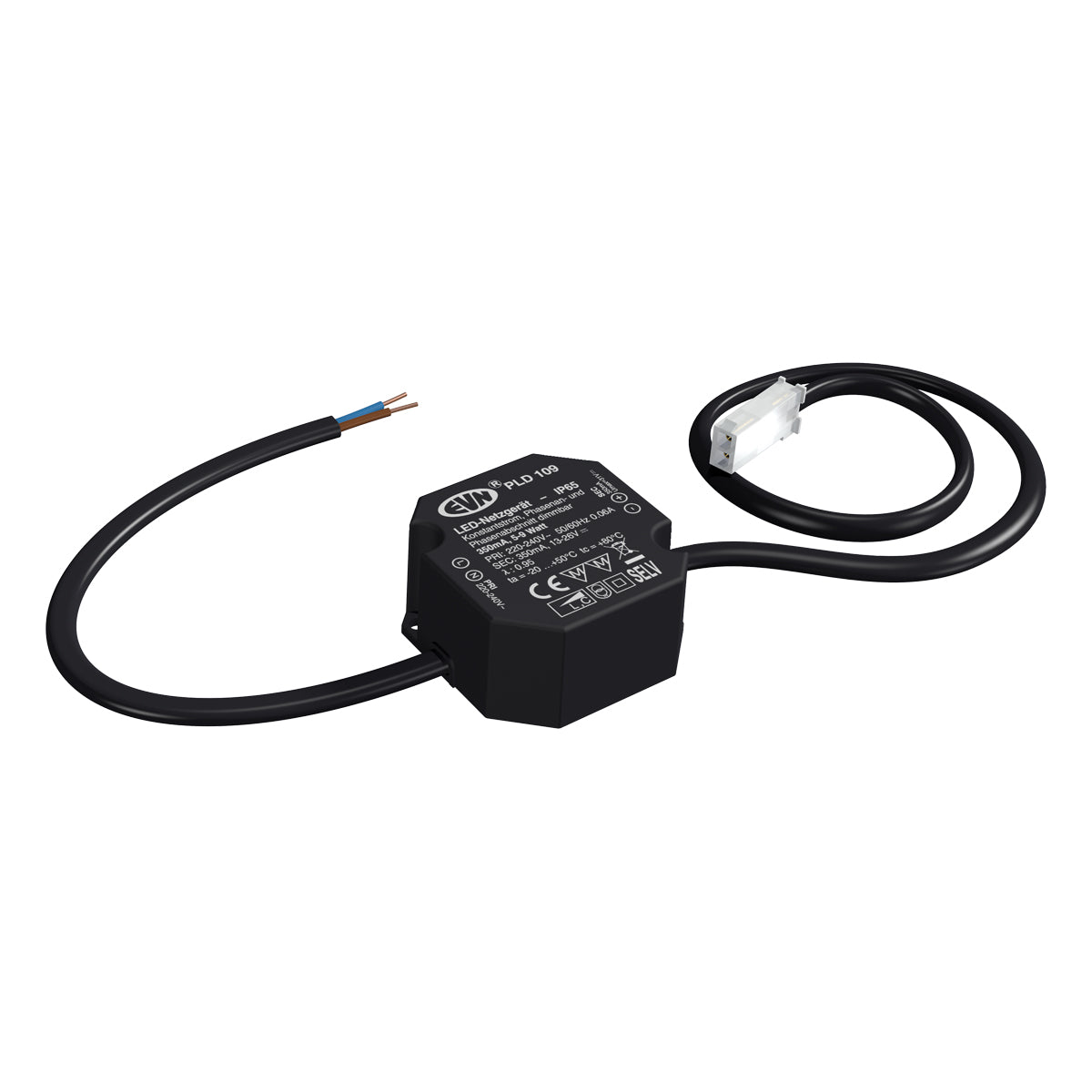 EVN LED-Steuerung 5-9W 350mA 25V dim dim PLD109 IP65 Kstgeh dyn 50x48x24mm