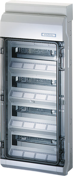 HENSEL Automatengehäuse AP 4x12TE Kst KV 9448 NT IP65 295x708x129mm ET93mm