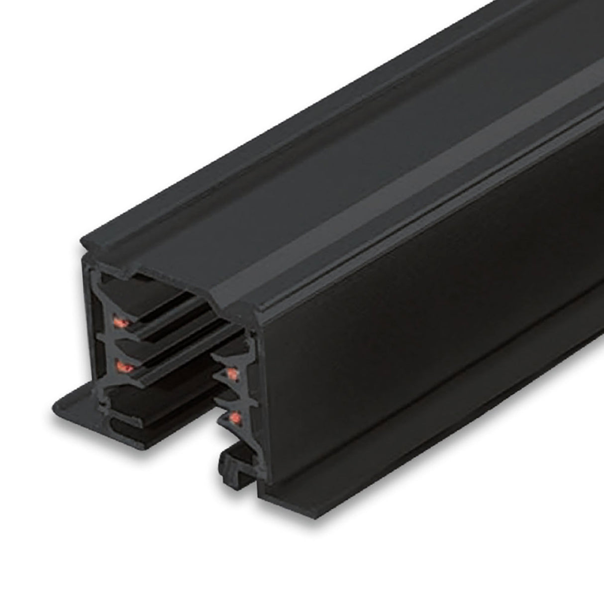 3-Phasen Classic Einbau-Stromschiene, 2m, schwarz