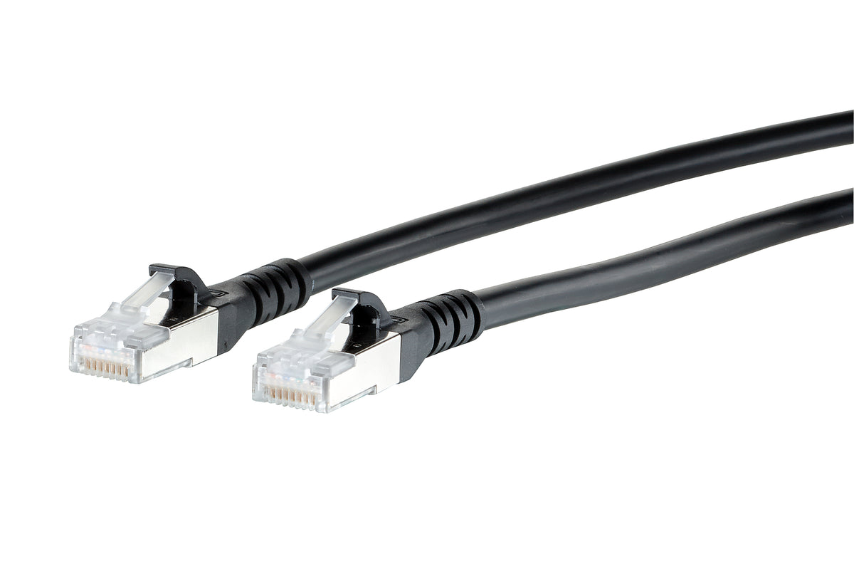 METZ CONNECT Patchkabel Cat6A 13m sw 1:1 130845A300-E S/FTP RJ45 AWG26
