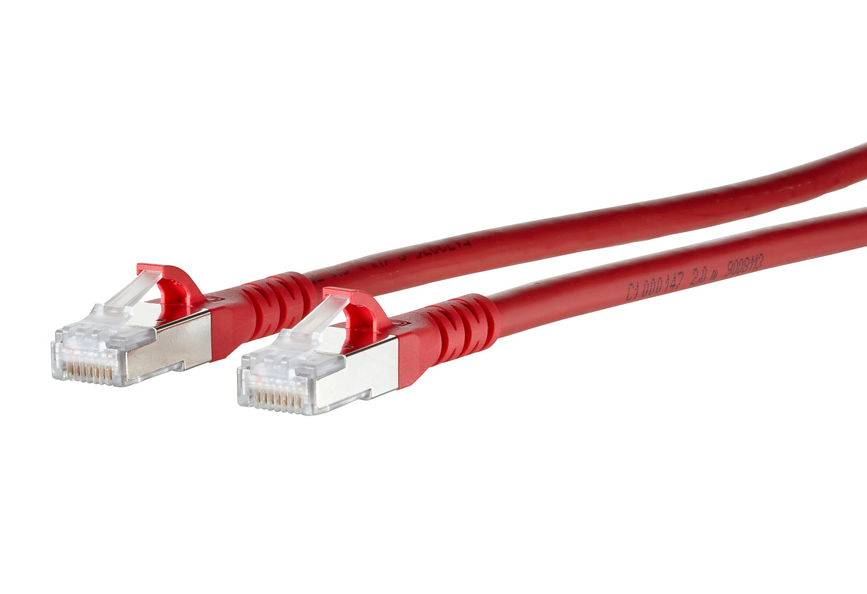 METZ CONNECT Patchkabel Cat6A 50m rt 1:1 130845E066-E S/FTP RJ45 AWG26