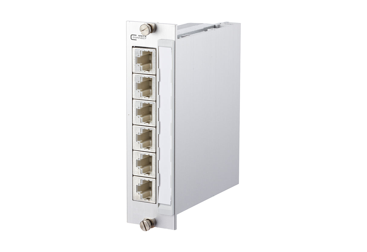 METZ CONNECT Patchpanel 6Ports 6Ports 130857C-E Cat6A Schirm