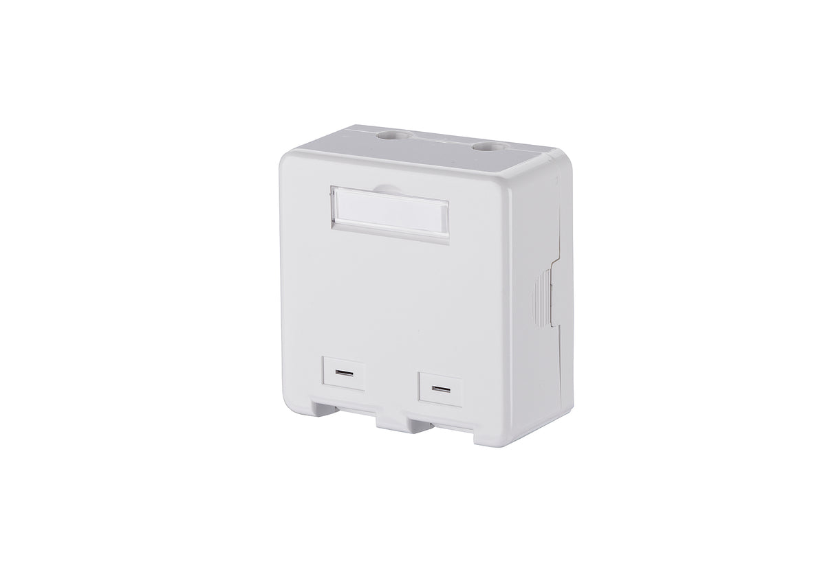 METZ CONNECT Modulaufnahme 2f rws schräg 1309150002KE Kanaleinb m.Staubschutz