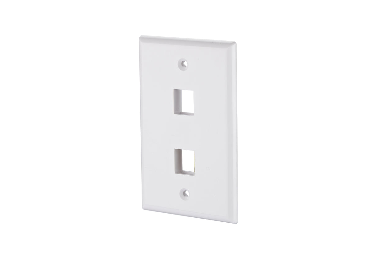 METZ CONNECT Modulaufnahme 2f ws schräg 1309152402KE Kanaleinb m.Staubschutz