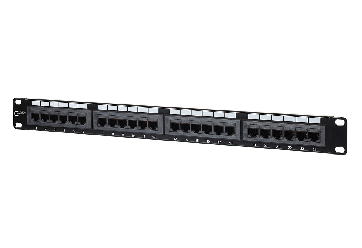 METZ CONNECT Patchpanel 24Ports 1HE 130A08-AP29-E 24Ports Cat5E