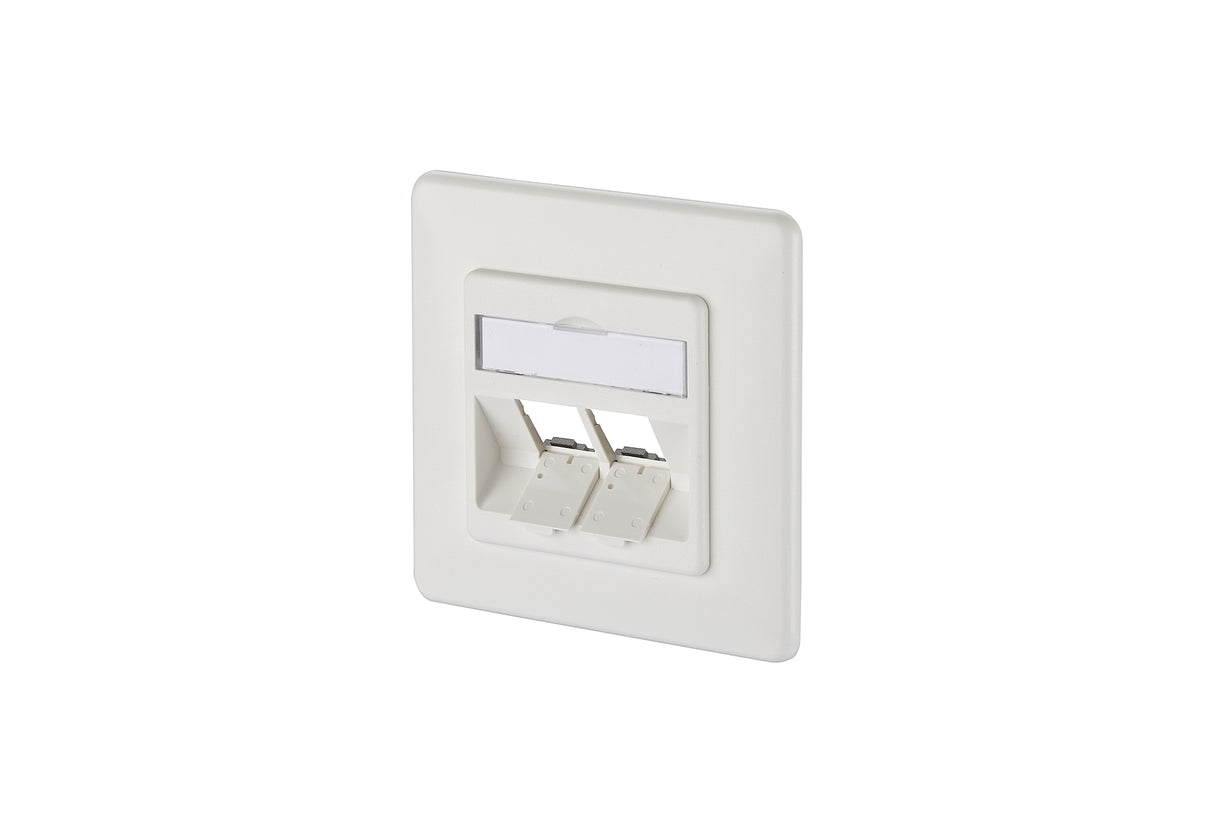 METZ CONNECT Modulaufnahme 2f rws schräg 130B20D21002KE Kanaleinb m.Staubschutz