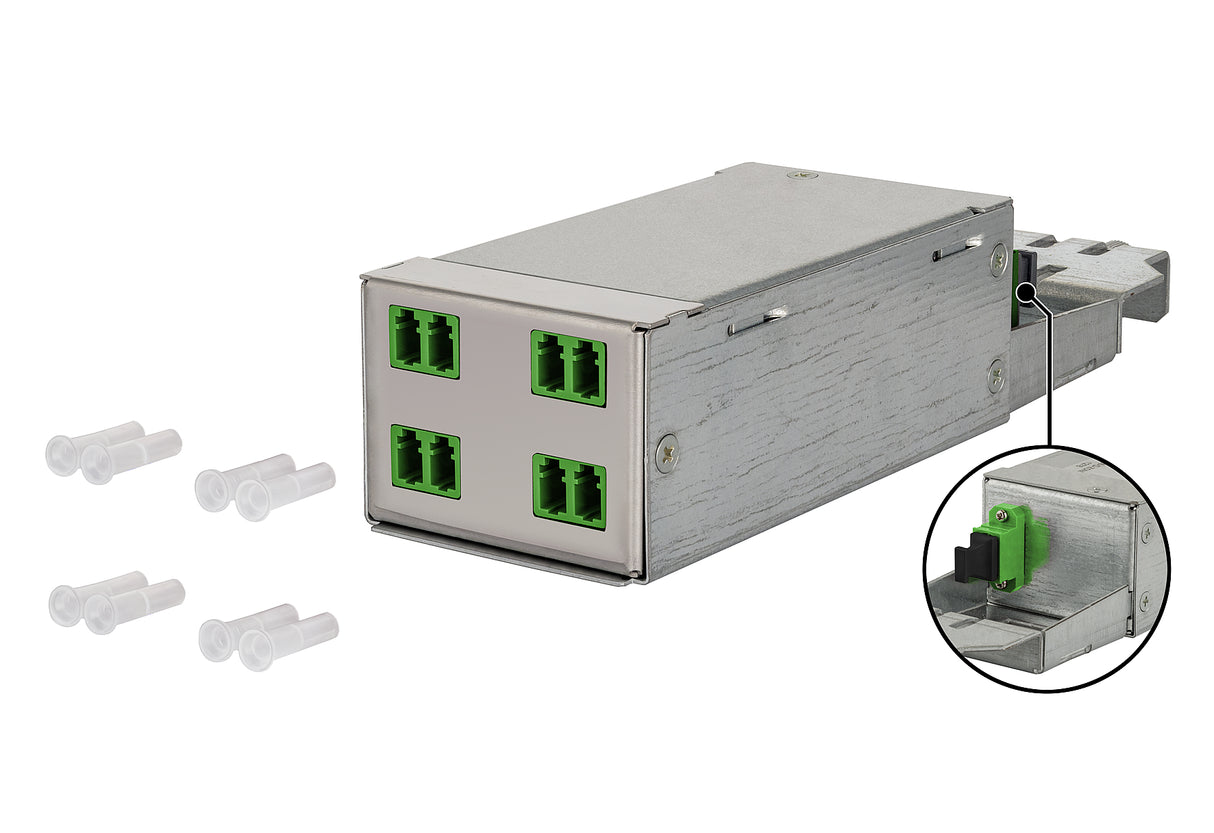 METZ CONNECT LWL-Moduleinsatz 4f LC-D MM 130D229KM0000B APC m.Kuppl/Adapt gr