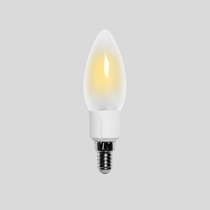 BEGA LED-Kerzenlampe FM E14 B35 5W 2700K 13554 ws 470lm E mattiert dim AC