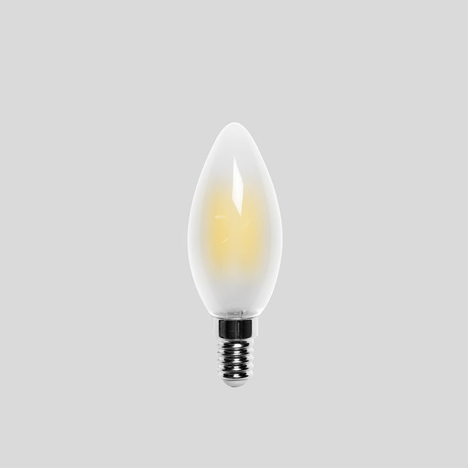 BEGA LED-Kerzenlampe FM E14 C35 4W 3000K 13594 ws 470lm E mattiert 360° AC