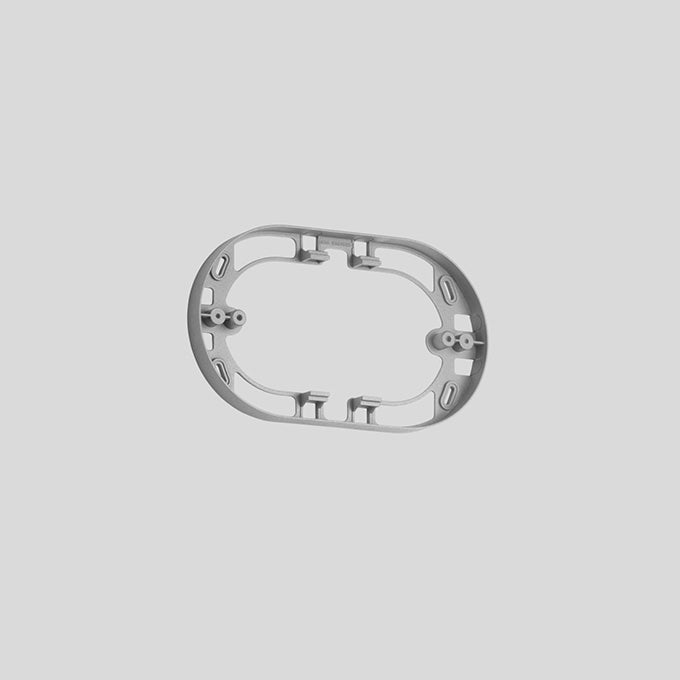 BEGA Aufbaurahmen si Kst L292mm B172mm 13641A H25mm