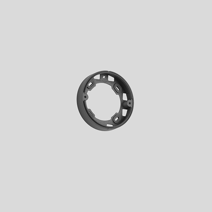 BEGA Aufbaurahmen graphit Kst 125mm 13674 H25mm