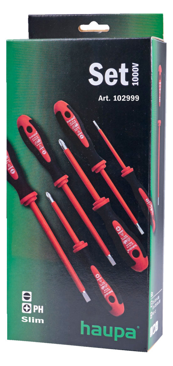 HAUPA Schraubendreherset 6tlg 2xPH 102999 Karton