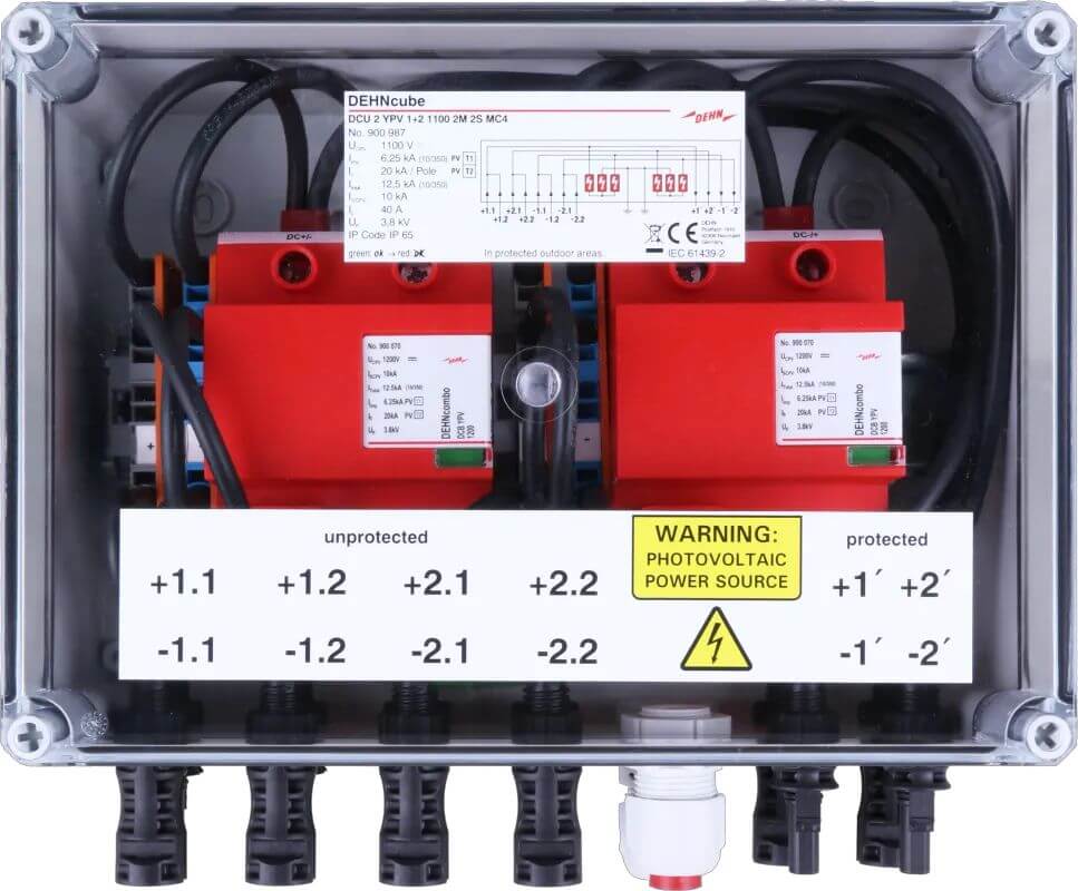 DEHNcube 2 YPV 1+2 1200 2M 2S MC4