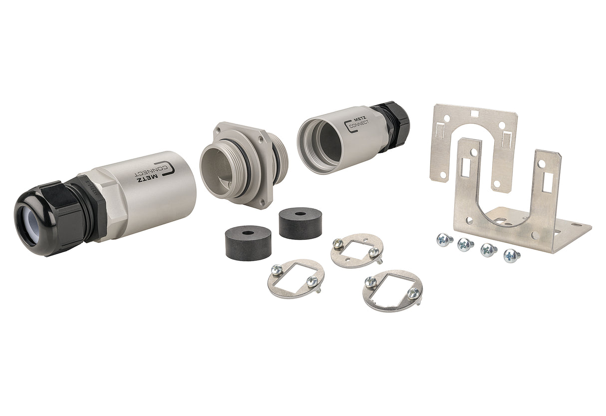 METZ CONNECT Rundsteckverbindergehäuse 14040010-E Verschr Kupplungsgehäuse