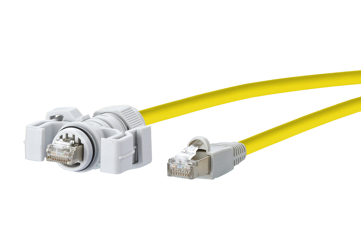METZ CONNECT Patchkabel Cat6A 2m ge RJ45 141N113K10020 S/FTP AWG26 1:1