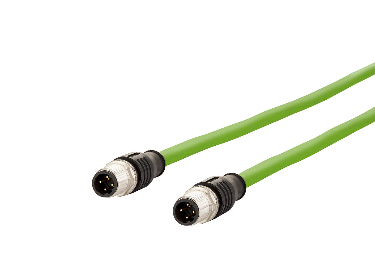 METZ CONNECT Patchkabel Cat5E S/UTP IP20 142M4D11020 2m gn M12 M12 26qmm