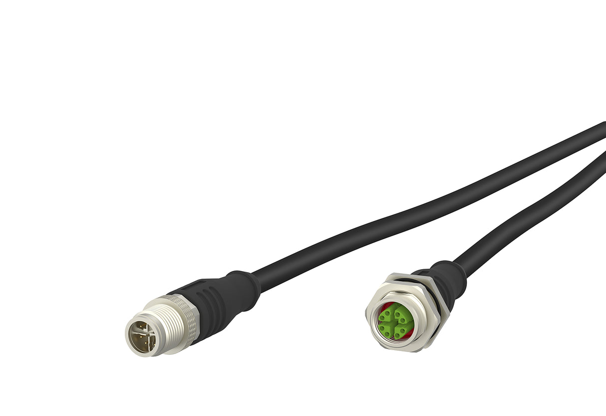 METZ CONNECT Patchkabel Cat6A SF/UTP 1m 142M5X12010 IP65 sw M12 M12 1:1 26qmm