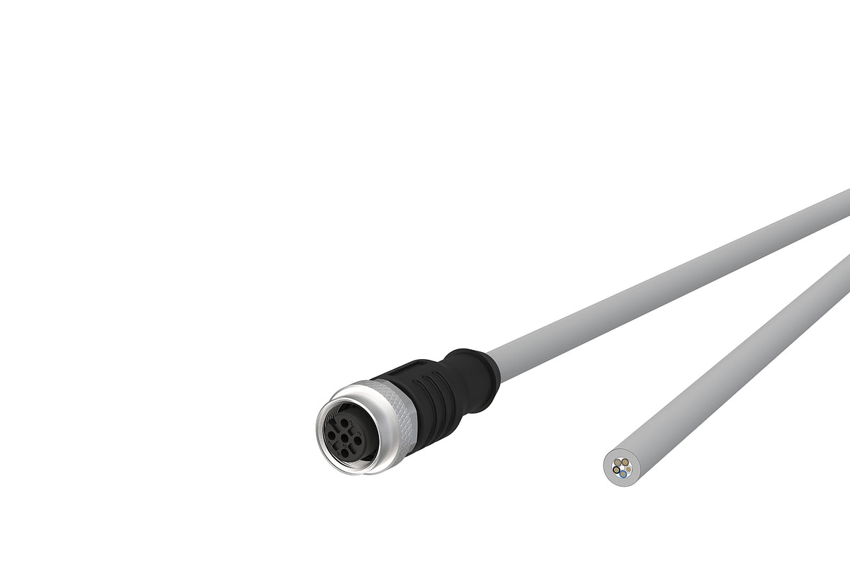 METZ CONNECT Sensor-Aktorkabel 5p 2m M12 142MJA20020 Female ger fr.Ende PVC