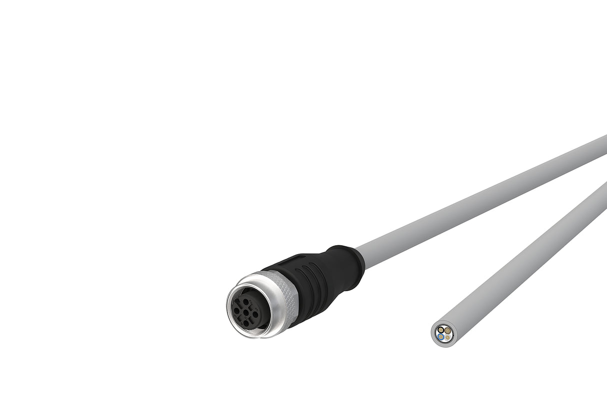 METZ CONNECT Sensor-Aktorkabel 4p 10m 142MLA20100 M12 Female ger fr.Ende PVC
