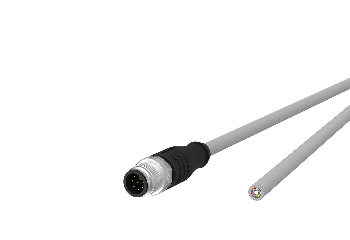 METZ CONNECT Sensor-Aktorkabel 8p 1m M12 142MNA10010 Male ger fr.Ende PVC