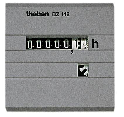 THEBEN Betriebsstundenzähler analog AC BZ 142-1 24V FRmont 24V 99999h IP65
