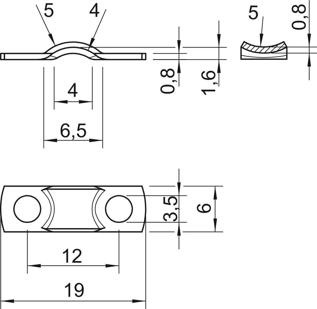 BETTERMANN Befestigungsschelle 1f 5mm 7901 5 G zweilappig ST hfr