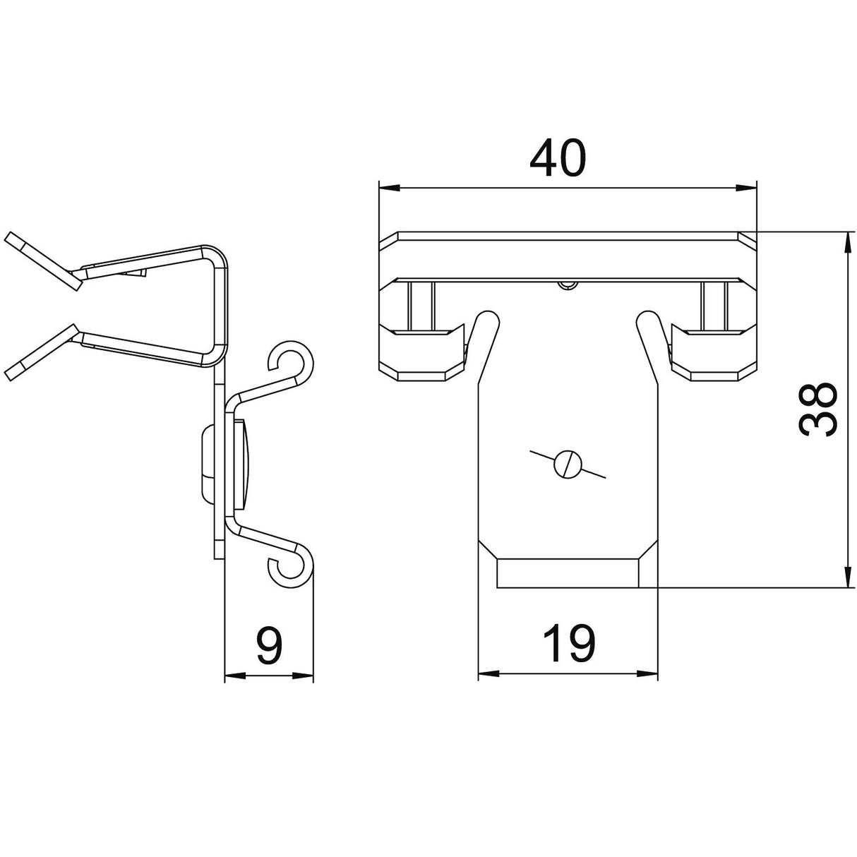 BETTERMANN Trägerklammer 4-10mm ST SCCT 4-10 Zn/AluLam