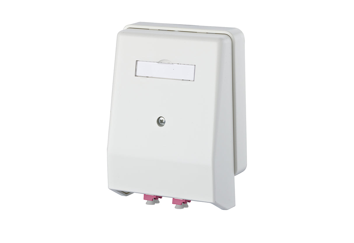 METZ CONNECT LWL-Anschlussdose 2xLC-D AP 1501127502-E ws ger Textf